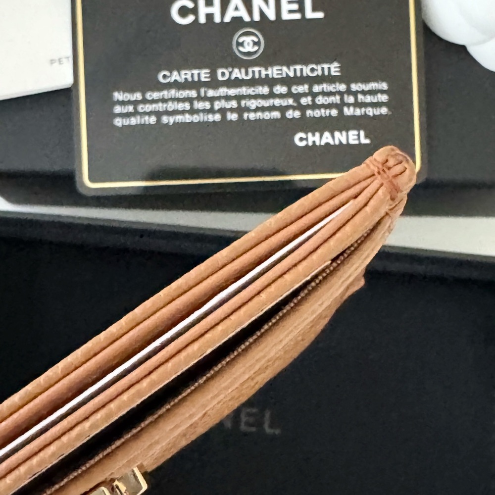 Chanel Boy Card Holder 21K, Brown - Picture 6 of 12